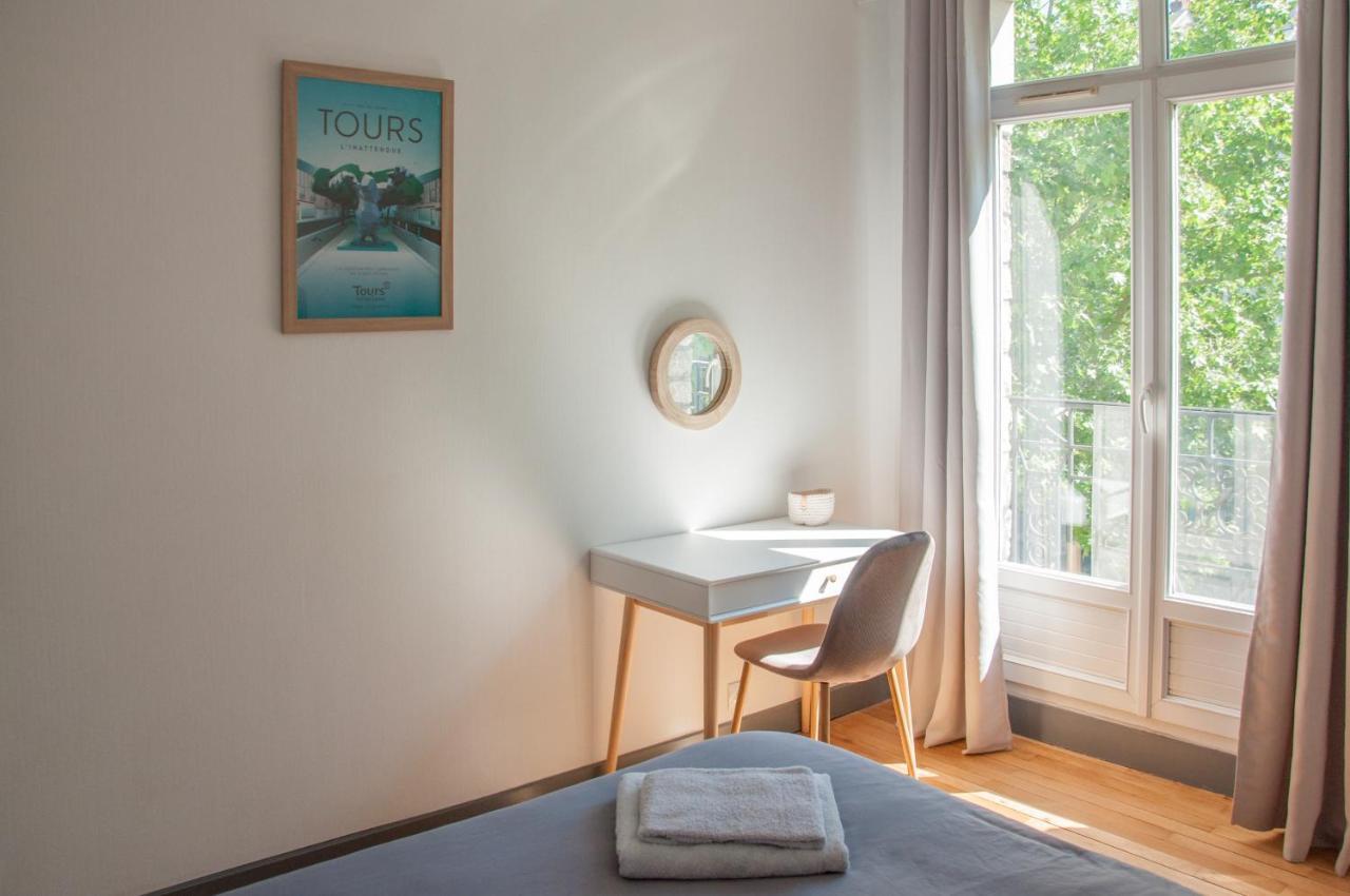 Bel Appartement Tours Centre 2 Chambres, 6 Pers "Pied-A-Tours" 外观 照片